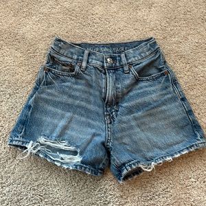 american eagle denim shorts